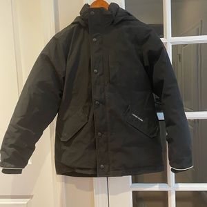 Canada Goose jacket.  Size XL 14-16. Needs a wash but in good condition.